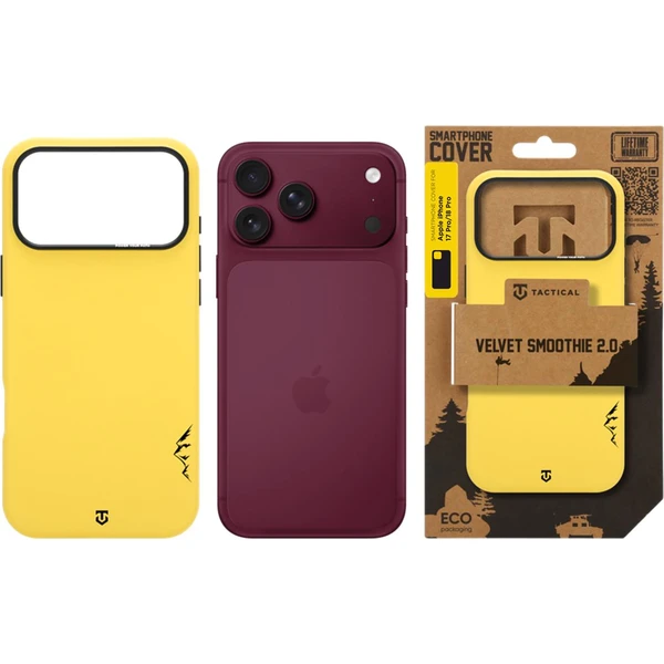Tactical MagForce Velvet Smoothie 2.0 MagSafe kryt Apple iPhone 17 Pro/18 Pro Banana - Pouzdra - Obrázek 62faa018c43a4c089f083b4c880057cc