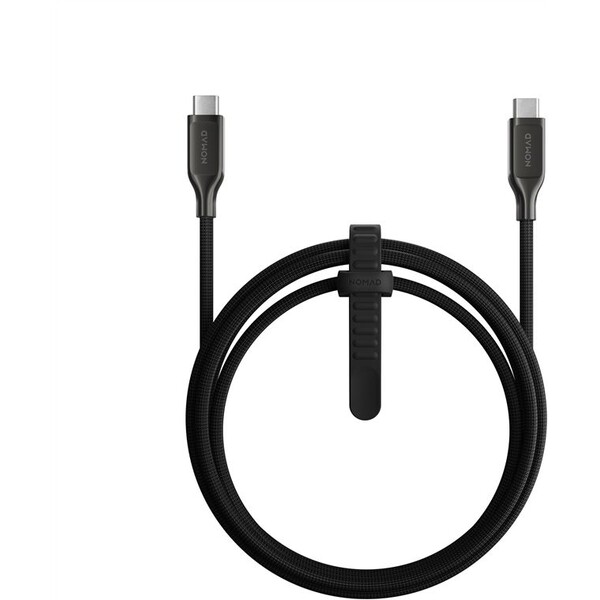Nomad Kevlar 240W kabel USB-C/USB-C (1,5m) černý
