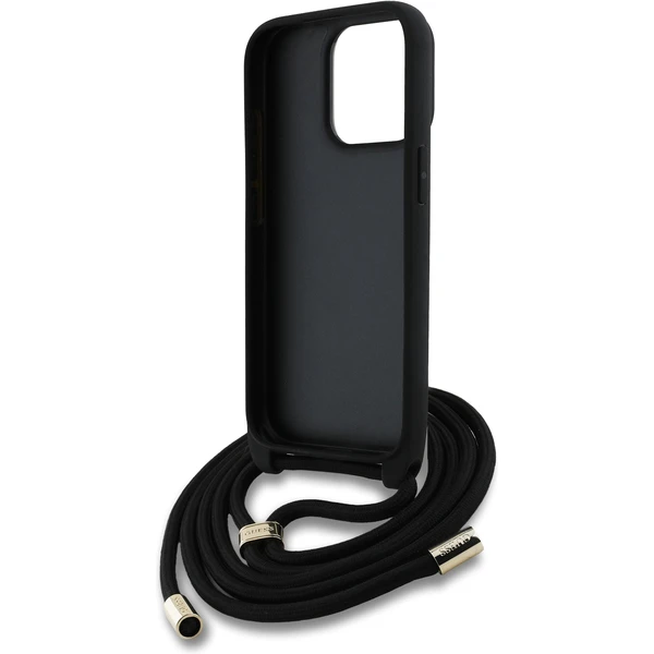 Guess PU 4G Metal Logo Crossbody popruh kryt iPhone 15 Pro Max růžový - Pouzdra - Obrázek 6310964e5fe44813b7a3e72189c20c2e