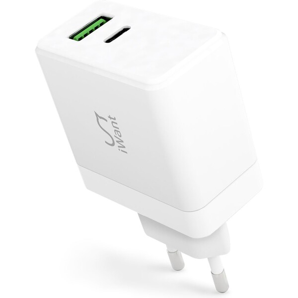 iWant 65W GaN Charger bílá Bílá
