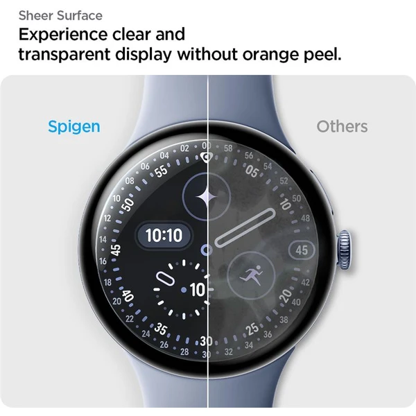 Spigen Eliteshield EZ Fit 2 Pack ochranná fólie Google Pixel Watch 4 (45mm) - Ochranné folie a skla - Obrázek 6348039805944b2a81811ed0a9c69589