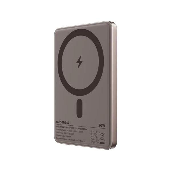 CubeNest S1B3D Slim MagSafe powerbanka (5000 mAh) zlatá - Powerbanky - Obrázek 634835b8155a4ad694bbe513b44f0d4d