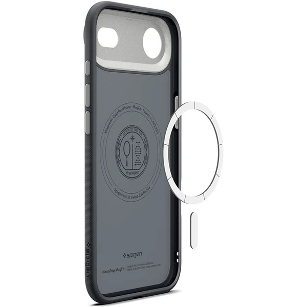 Spigen Nano Pop MagSafe kryt iPhone Air black sesame - Pouzdra - Obrázek 635c9fa0c0284edb83c5e3418d7ec246