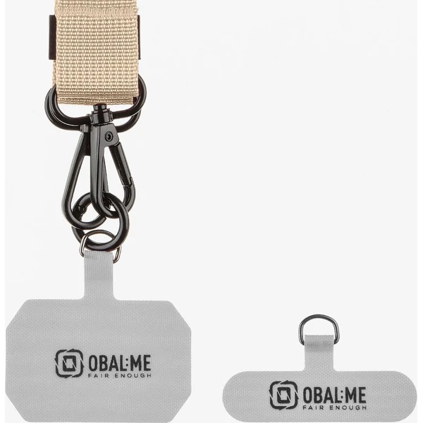 OBAL:ME NeckTag Ribbon popruh na telefon béžový - Popruhy a crossbody - Obrázek 635e5fdf41754ad681ef0673b742db51