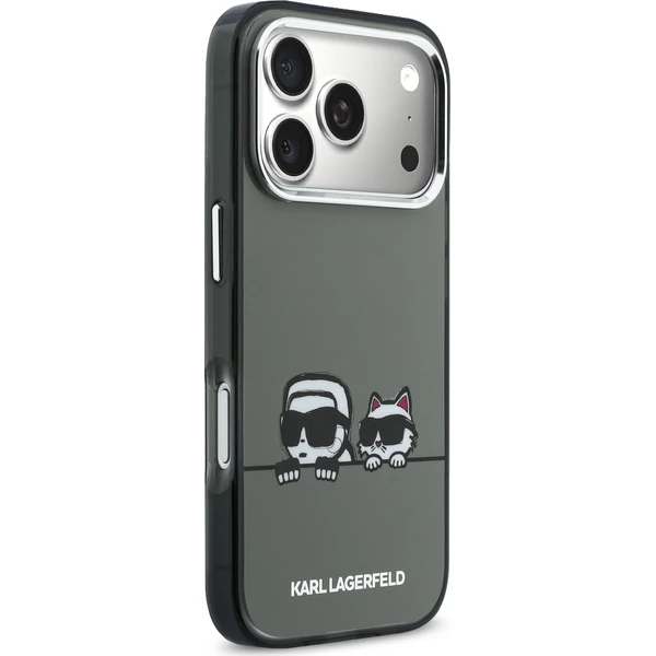 Karl Lagerfeld IML K&CH Heads Logo MagSafe kryt iPhone 17 Pro Max černý - Pouzdra - Obrázek 638518e6006d4b45b953ec359306f4cb