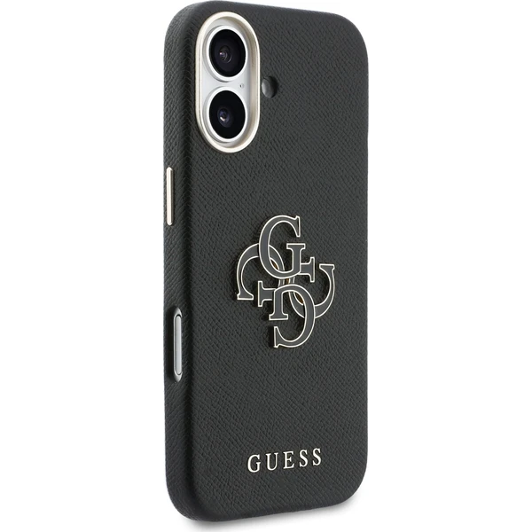 Guess PU Resin Logo kryt iPhone 17 černý - Pouzdra - Obrázek 639eb7af2fb64b9a80f52a7d6268bdd2