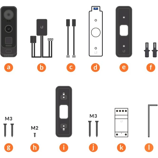 Ubiquiti UniFi Protect G4 Doorbell Pro zvonek černá - Kamery - Obrázek 63D9000K01