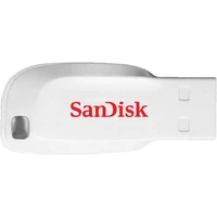 SanDisk Cruzer Blade USB 2.0 flash disk 16GB bílý - Flashdisky