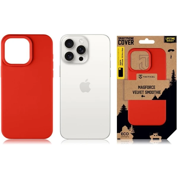 Tactical MagForce Velvet Smoothie Kryt pro Apple iPhone 15 Pro Max Chilli - Pouzdra - Obrázek 63aa20a2fffb4568a71ac4934d47336f