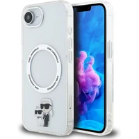 Karl Lagerfeld IML Karl and Choupette MagSafe kryt iPhone 17e/16e čirý - Pouzdra