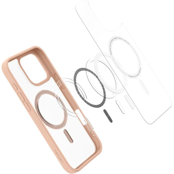 Spigen Ultra Hybrid MagSafe kryt iPhone 16 Pro Max frost rose titanium - Pouzdra - Obrázek 63e76cd22e8d4957ba8e4b477ccc0add