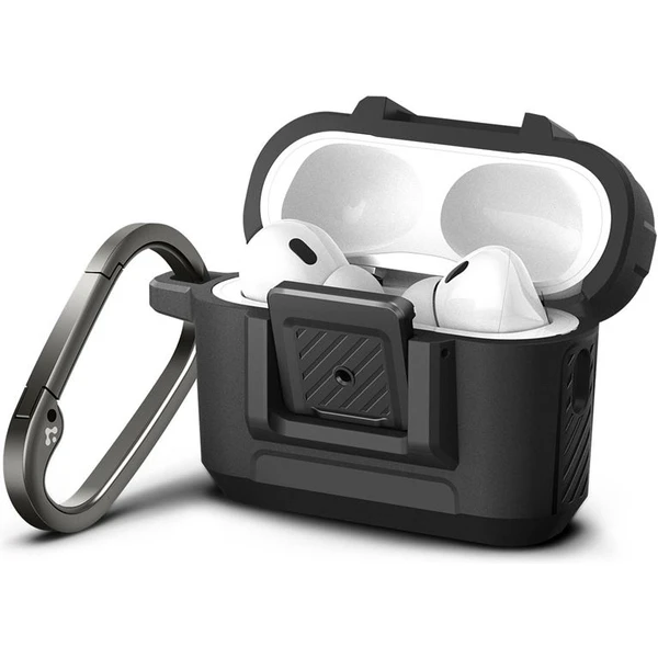 Spigen Lock Fit odolné pouzdro Apple AirPods Pro 2 Gen. matně černé - Pouzdra - Obrázek 6405000J01