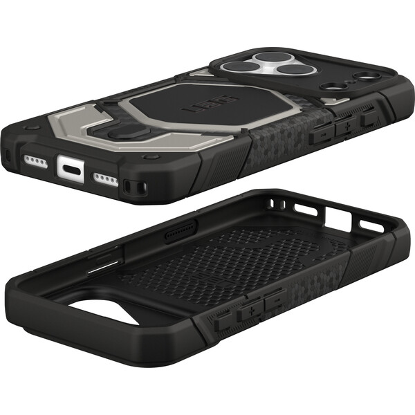 UAG Monarch Pro MagSafe Titanium kryt iPhone 18 Pro/17 Pro stříbrný - Pouzdra - Obrázek 641992cb8b6548e4b52076e6237c0957