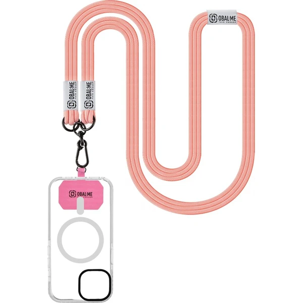 OBAL:ME NeckTag Trio popruh na telefon růžový - Popruhy a crossbody - Obrázek 6421f62b2bc74fc39bda486bc6688a0b