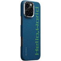 Pitaka Tactile Woven Case kryt iPhone 16 Pro Hello World - Pouzdra