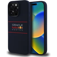 Oracle Red Bull Racing Silicone Horizontal Logo MagSafe kryt iPhone 15 Pro Max modrý - Pouzdra