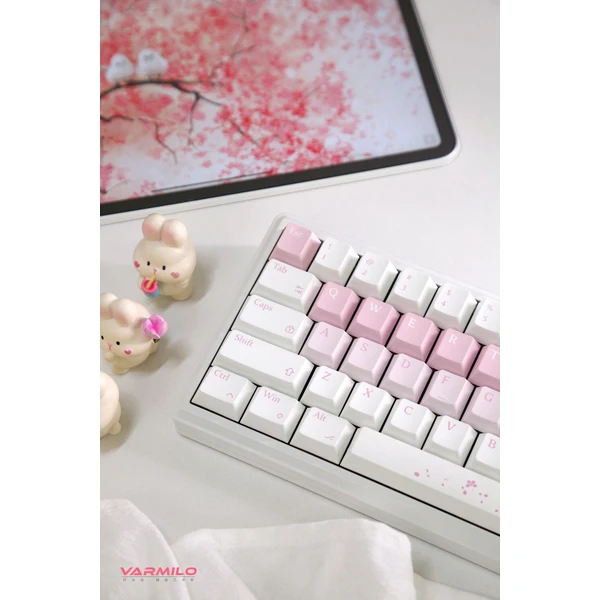 Varmilo Sword68 Kailh Prestige Voice (US) Sakura - Klávesnice - Obrázek 646F000L01