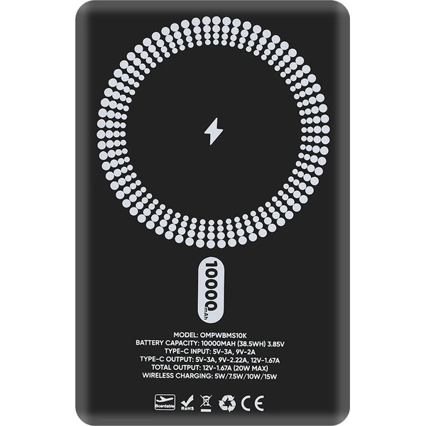 OBAL:ME MagNetix Powerbanka 10000mAh černá - Powerbanky - Obrázek 646c4a68b67f4256b14f62cf58a8f186