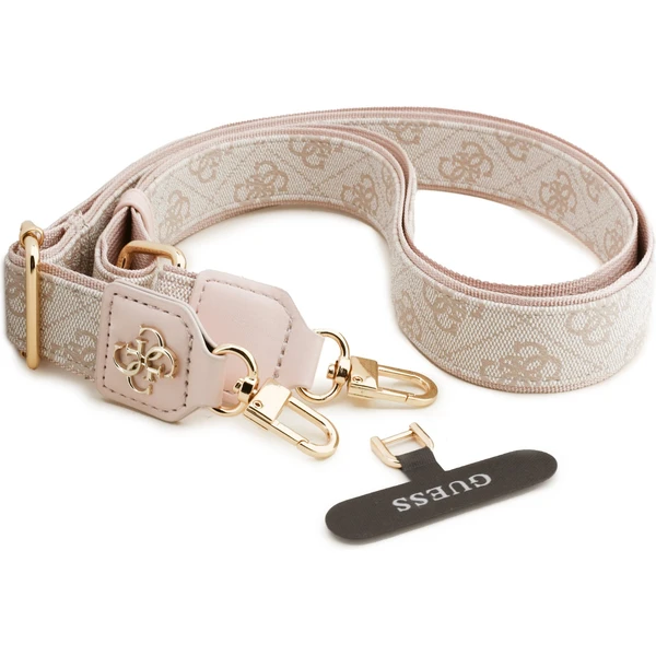 Guess Crossbody popruh PU 4G Metal Logo růžový - Popruhy a crossbody - Obrázek 646cca33ea1d4a0390a89bb26762cb25