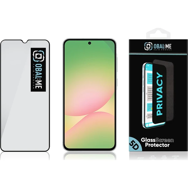 OBAL:ME Privacy 5D tvrzené sklo Samsung Galaxy A37 5G/A57 5G černé - Ochranné folie a skla - Obrázek 64789315894c43a9b15ea0f617c2e7a8