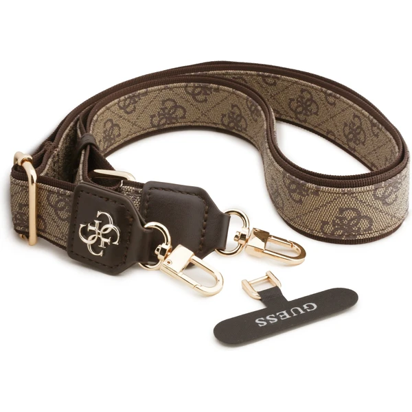 Guess Crossbody popruh PU 4G Metal Logo hnědý - Popruhy a crossbody - Obrázek 647fc036a42342989b2c9a246d0af341