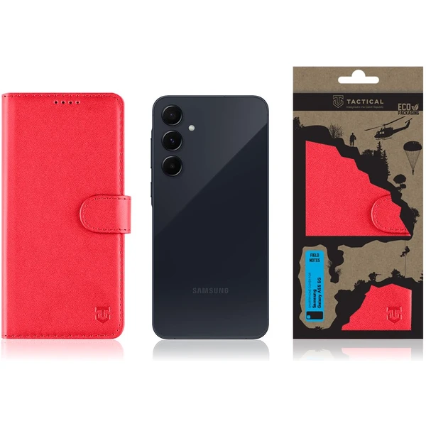 Tactical Field Notes pouzdro Samsung Galaxy A55 5G červené - Pouzdra - Obrázek 6483000K01