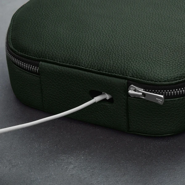 Woolnut Leather kožené pouzdro pro AirPods Max zelené - Pouzdra - Obrázek 64KR100501