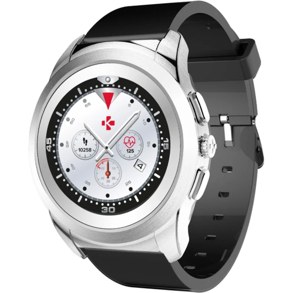 MyKronoz ZeTime Original chytré hodinky 39 mm stříbrné - Chytré hodinky - Obrázek 64UK000101