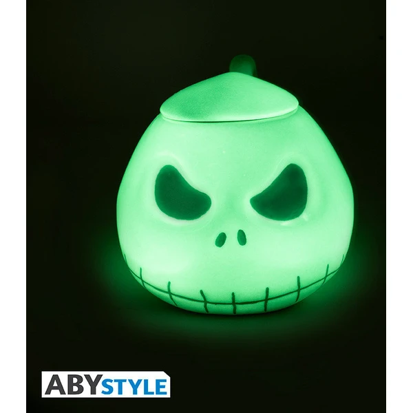 3D hrnek Abysse Corp Nightmare Before Christmas - Jack (svítící ve tmě) 300 ml - Hrnky - Obrázek 64YK000K01