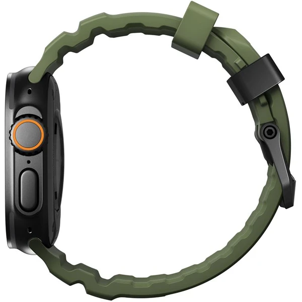 Nomad Rocky Point Band řemínek Apple Watch 49/45/44/42mm černý/tmavě zelený - Řemínky - Obrázek 64b453ee83d0493297cda727991734ed