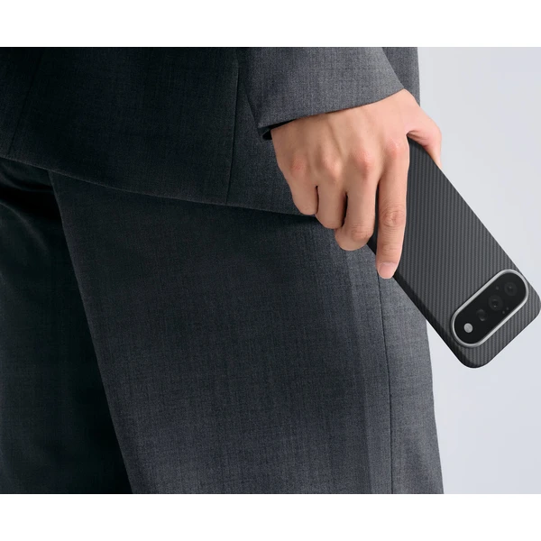 Pitaka Edge Case MagSafe kryt Google Pixel 11 Black/Grey Twill - Pouzdra - Obrázek 64b97038a80242c28c14b31ad7d8207e
