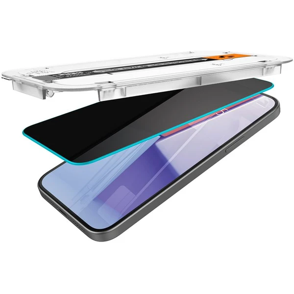 Spigen Glass tR EZ Fit HD (Privacy) tvrzené sklo iPhone 15/16 čiré - Ochranné folie a skla - Obrázek 64e95608fccc41489701383539dac381