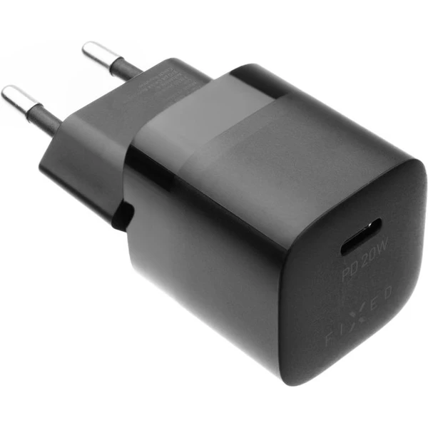 FIXED Mini nabíječka s USB-C výstupem a kabelem USB-C 1 metr PD 20W černý - Nabíječky - Obrázek 650a102cd7774ef99e06d7f1a385e68c