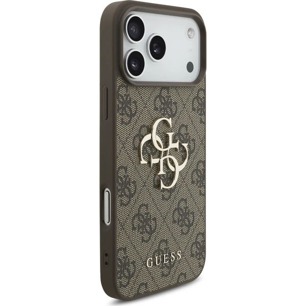 Guess PU 4G Metal Logo kryt iPhone 18 Pro Max hnědý - Pouzdra - Obrázek 6522429bb8b64b2eb5f14ffb630f0c9a