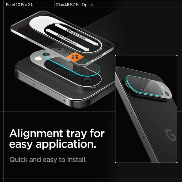Spigen Glass tR EZ Fit Optik 2 Pack tvrzené sklo na fotoapará Google Pixel 10 Pro XL čiré - Ochranné folie a skla - Obrázek 652d8d2ea2634aea919ed4415e913eed