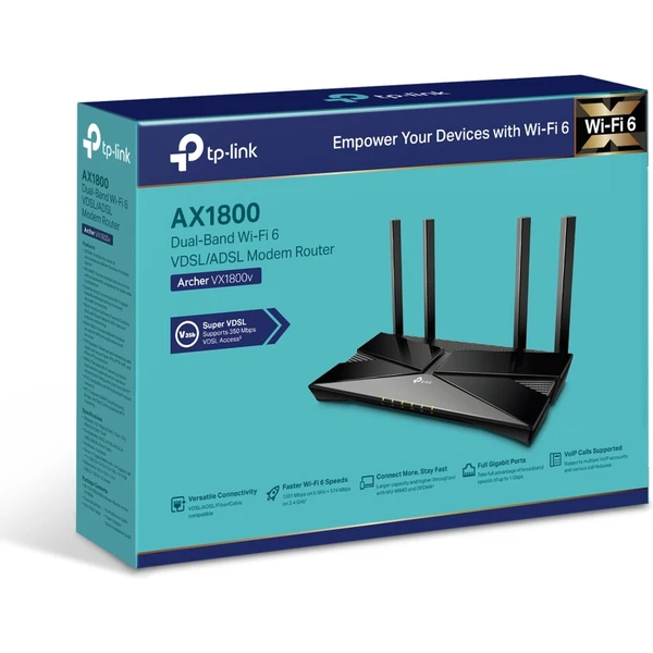 TP-Link Archer VX1800V Wi-Fi 6 router černý - Routery - Obrázek 6561000N01