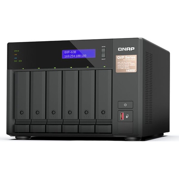 QNAP QVP-63B NAS server