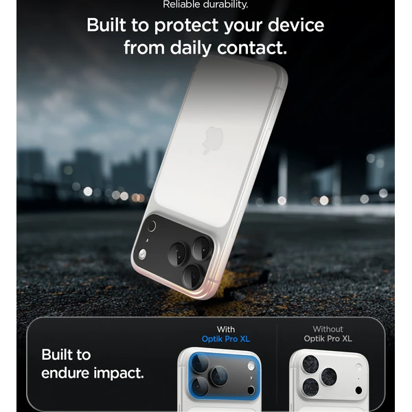 Spigen Glass tR EZ Fit Optik Pro XL 1 Pack sklo na fotoaparát iPhone 18 Pro Max tmavě šedé - Ochranné folie a skla - Obrázek 657b5e7d16ba46d2b9fe94621b14224e