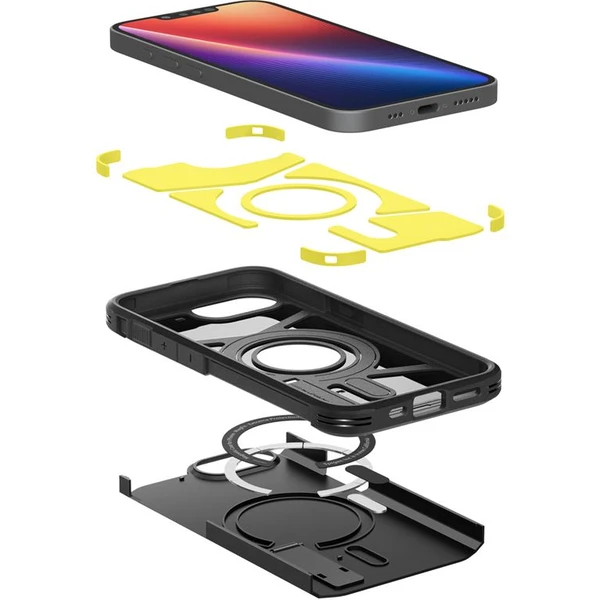 Spigen Tough Armor MagSafe kryt iPhone 17e/16e černý - Pouzdra - Obrázek 65853efadaec44a096ac42a8313d98ab