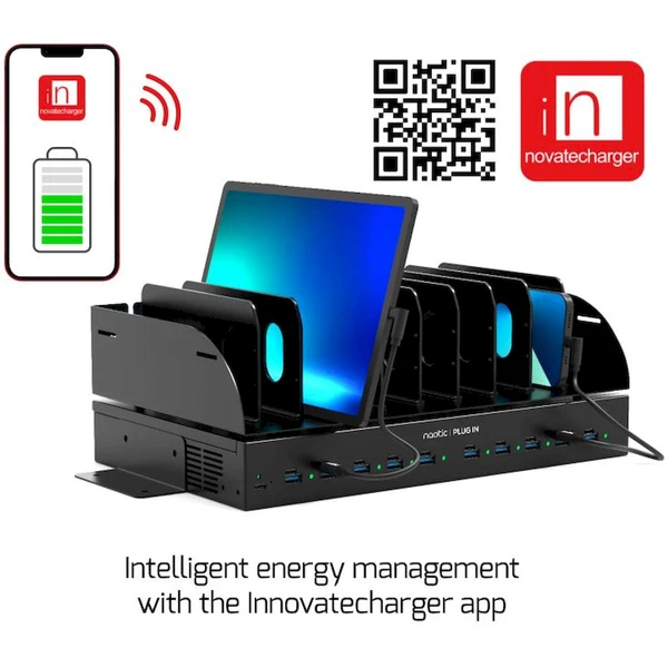 Port Naotic Charging Table 10 nabíjecí stanice pro 10 tabletů/smartphonů - Nabíječky - Obrázek 658F000J01