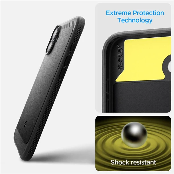 Spigen Rugged Armor MagSafe kryt iPhone 16 matte black - Pouzdra - Obrázek 659a75cb1f0e4ecdaf652dabab2944e7