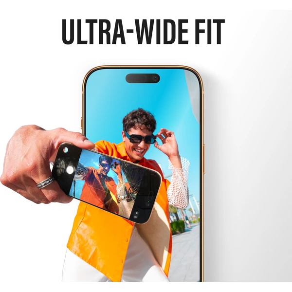 PanzerGlass® Ultra-Wide Fit sklo Apple iPhone 17 Pro s instalačním rámečkem - Ochranné folie a skla - Obrázek 65KH000K01