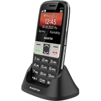 ALIGATOR A775 Senior + stolní nabíječka černý - Mobilní telefony