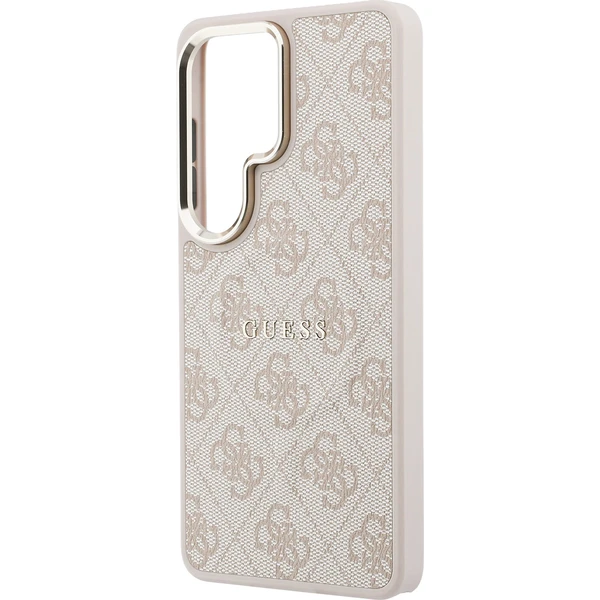 Guess PU Leather 4G Gold Frame Magnetic kryt Samsung Galaxy S26 Ultra růžový - Pouzdra - Obrázek 65aff1b43e6a42c18a250cdabe1f9cad