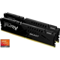 Kingston FURY Beast Black DDR5 32GB 6000MT/s CL30 DIMM (2x16GB) EXPO/XMP - Operační paměti