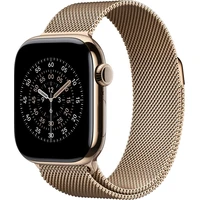 Apple Watch 41/40/38mm zlatý milánský tah - Řemínky