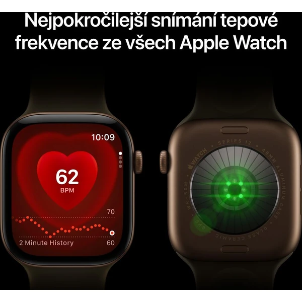 Apple Watch Series 12 (46mm) Černý hliník s černým sportovním řemínkem M/L - Chytré hodinky - Obrázek 65cc78a1a2054f2aaf055a38246d8708