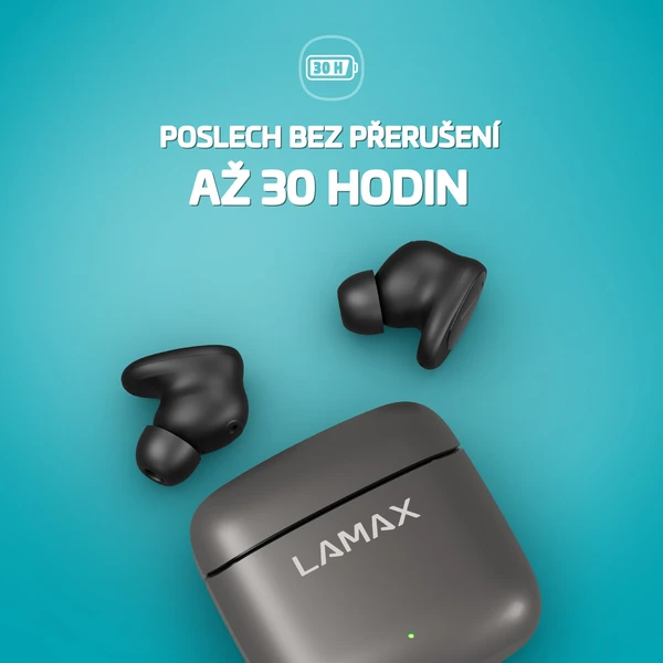 LAMAX SteelDots3 ANC bezdrátová sluchátka - Sluchátka - Obrázek 65ffe9f23e9c43c99809f8a3b9005142