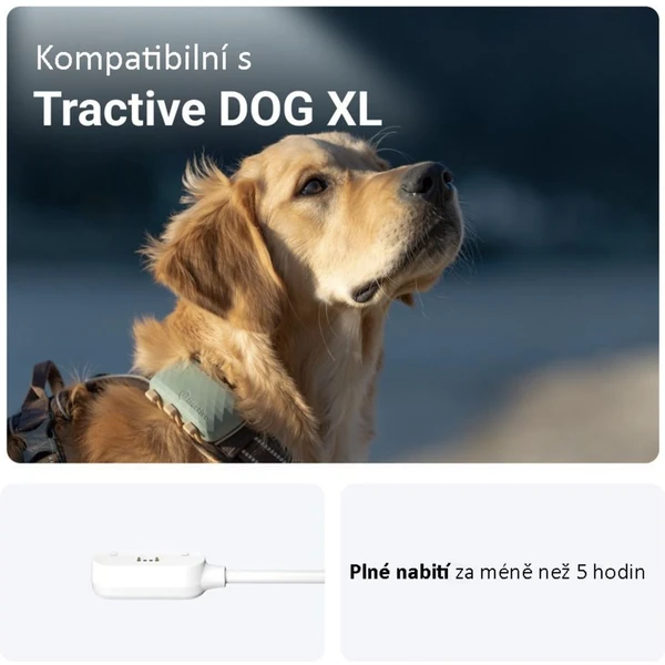 Tractive USB-A napájecí kabel pro GPS DOG XL bílý - Kabely a redukce - Obrázek 6603000L01