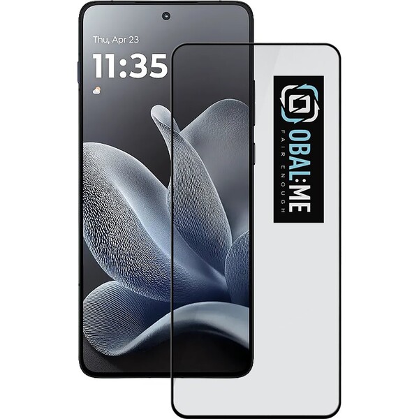 OBAL:ME 5D tvrzené sklo Motorola Edge 70 černé
